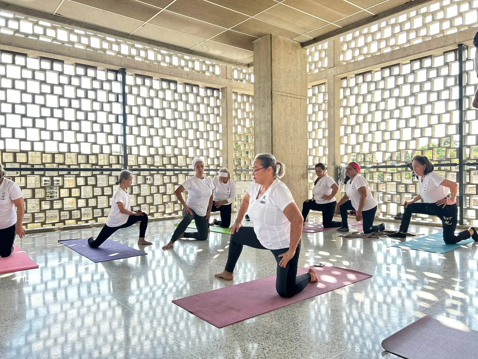 clase de yoga